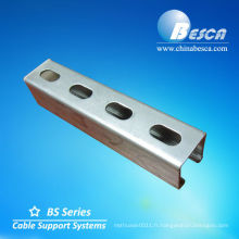 Acier inoxydable / aluminium / galvanisé Strut Channel fabricants (UL cUL.SGS.ISO CE)